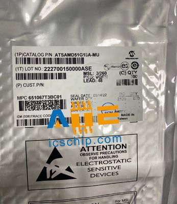 Microchip MCU IC del microcontrolador de ATSAML10D16A-MU ATSAML10D16